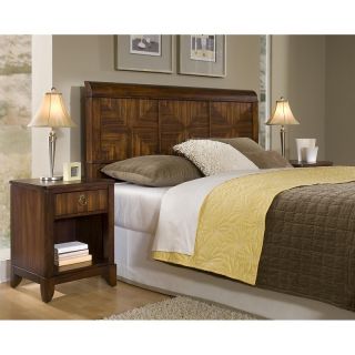 Home Styles Paris Queen Headboard and Night Stand