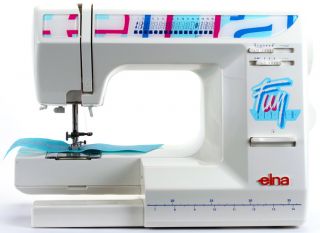ELNA Funstyler Sewing Machine Vintage Classic Swiss Design Excellent