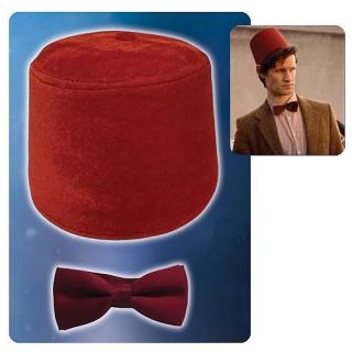 DOCTOR WHO FEZ AND BOW TIE SET BBC ELOPE 421630