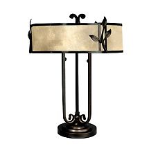 safavieh glazed ceramic table lamp with cotton shade $ 139 95