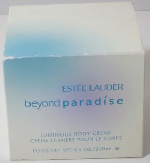 Estee Lauder Beyond Paradise Luminous Body Creme 6 9 oz Jar Very Hard