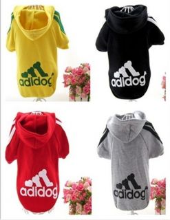 New Hot Pet Puppy Dog Clothes Clothing Hooded T Shirt Autumn and