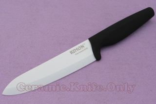 RIMON Ceramic Chefs Knife CMT AVW006 (Black)