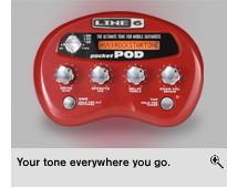 Line 6 Pocket Pod Electric Guitar Digital Multi Effects Processor USB