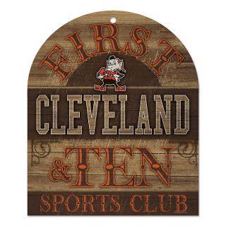 162 745 football fan nfl first and ten wood sign browns rating 1