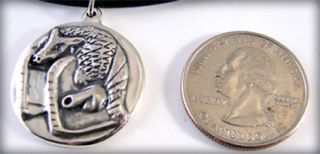   Medallion Pendant Necklace Emerson Lake Palmer Keith Emerson
