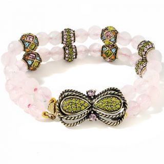 950 163 heidi daus heidi daus queen bead rose quartz beaded bracelet