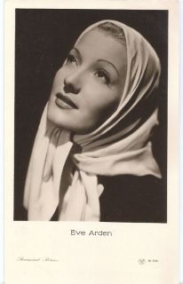  Eve Arden Vintage Postcard