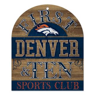 162 745 football fan nfl first and ten wood sign broncos rating 1