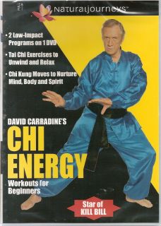 DVD David Carradine Learn Tai Chi Kung Fu Instruction