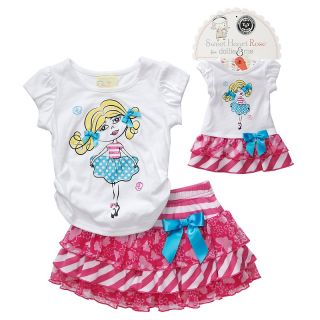 179 756 dollie me dollie me little girl and doll two piece skirt set