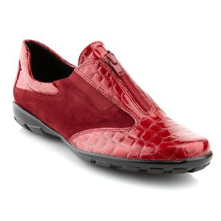 179 770 vaneli sport suede and patent leather zip up athleisure shoe