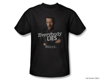 Licensed House M D Everybody Lies Adult Shirt s 3XL