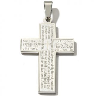 169 971 michael anthony jewelry lord s prayer stainless steel cross