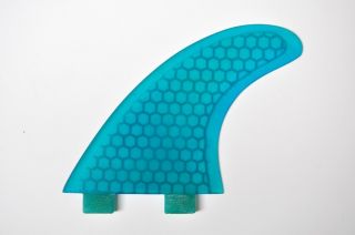 NEW Teal Honeycomb Surfboard Fins FCS Compatible surf surfing