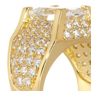 Victoria Wieck 5.92ct Absolute™ Super Radiant Solitaire Pavé Ring