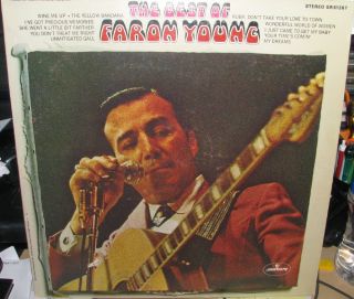 FARON YOUNG BEST OF MERCURY 70s SR61267 NM VINYL RECORD LP PROMOTIONAL