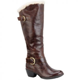 187 776 born gira leather tall boot with buckles and shearling rating