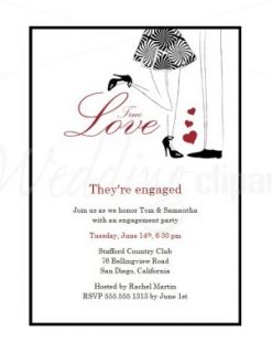 True Love Engagement Party Invitations