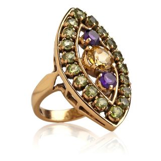 205 313 nicky butler multigemstone marquise shaped bronze ring note