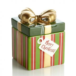 Davids Cookies Santa and Gift Box Jars with Meltaways at