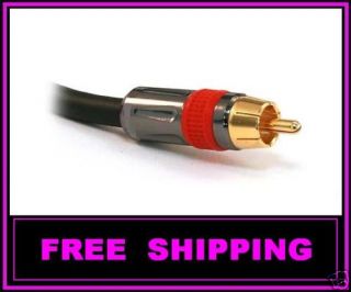 Foot Digital Coaxial RCA Audio Cable Orange Connect