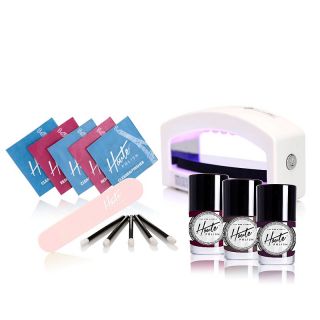 223 883 haute nails nail polish kit with led smart light and gel nail