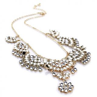215 561 fern finds clear stone 18 chandelier necklace rating be the