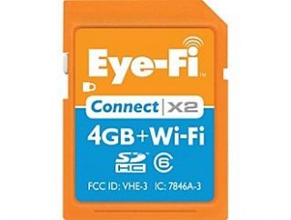 Eye Fi 4 GB Connect X2 Wireless Photo Video Memory Card