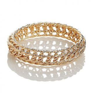 222 926 technibond diamond cut interlaced link bangle bracelet rating