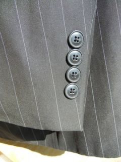 SMOOTH Super 120s GEORGIO FERRARO Pinstripe Suit 40R 34x30   Ultra