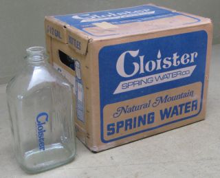 Set of 6 Ephrata Cloister Spring Water 1 2 Gallon Glass Jars Jugs
