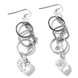 217 519 deb guyot designs 3 link herkimer quartz drop earrings rating