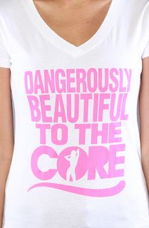 Dangerously Beautiful The DB Core TShirt in White