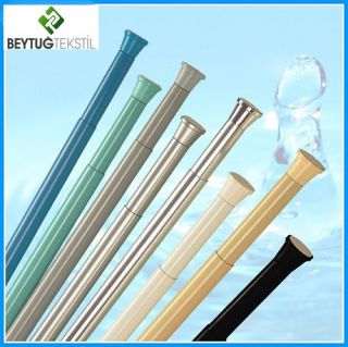  Quality Bathroom Shower Curtains   Extra Long 180 / 200cm with hooks