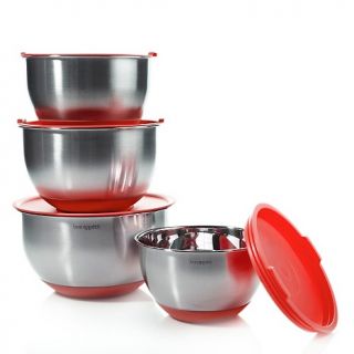 222 044 bon appetit 8 piece stainless steel mixing bowl set note