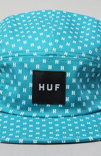 HUF The Monogram H Volley Hat in Teal