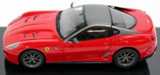 Ferrari 599 GTO in Red w/ Grey Top 1:43 Scale Diecast Car Hot Wheels