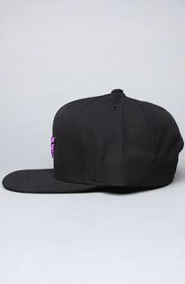 SUPRA The Icon Starter Snapback Hat in Black Purple