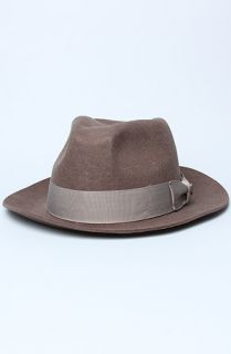 Brixton The Ranch Hat in Taupe Felt Concrete