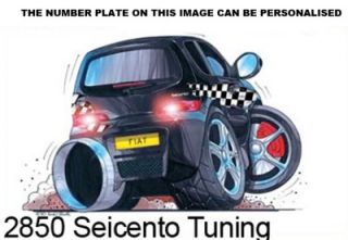 fiat seicento tuning cup mug personalised free