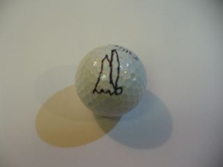 ERNIE ELS AUTO SIGNED GOLF BALL FROM HIS BAG CALLAWAY 2012 BRITISH