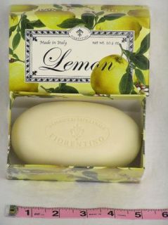Saponificio Artigianale Fiorentino One Large Soap Lemon in Gift Box 10