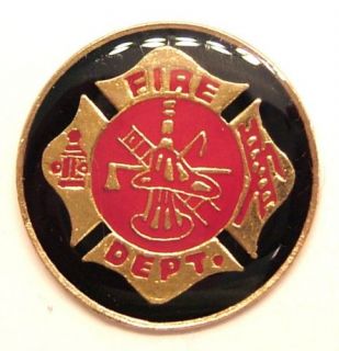 Pins Fireman firemen Fire Dept Emblem Lapel Pin