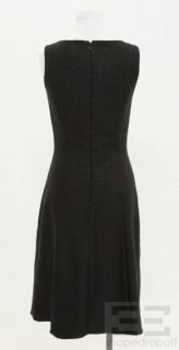 Signature Saks Fifth Avenue Black Brocade Sleeveless Dress Size 4 NEW
