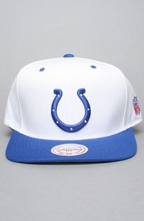 Mitchell & Ness The NFL Snapback Hat in White Blue