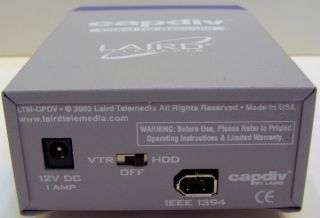  CPDV 60GB Direct DV Recorder Works Great Firestore Citi Dish