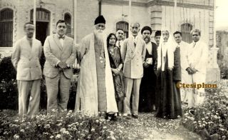 King Faisal and King Ali with Dr. Rabindranath Tagore, Baghdad
