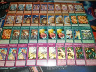  Deck Dragon of Su Nebthet Nuit Seal Sun Overload Eset 40 Cards
