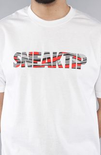 Sneaktip The Eight Pattern Tee in White